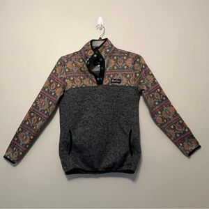 Simply Southern Womens Knit Fleece Pullover Turtle Small